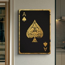 Gold Ace of Spades